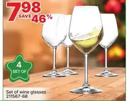Rossy Set of wine glasses offer