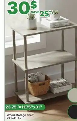 Rossy Wood storage shelf offer