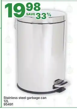 Rossy Stainless steel garbage can offer