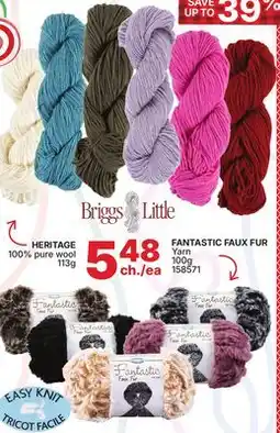 Rossy HERITAGE 100% pure wool 113g FANTASTIC FAUX FUR Yarn 100 g offer