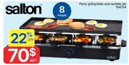 Rossy Party grill/griddle and raclette set offer