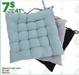 Rossy Velours chair pad offer