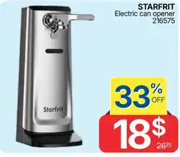 Rossy STARFRIT Electric can opener offer