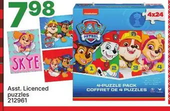 Rossy Asst. Licenced puzzles offer