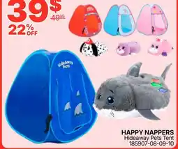 Rossy HAPPY NAPPERS Hideaway Pets Tent offer
