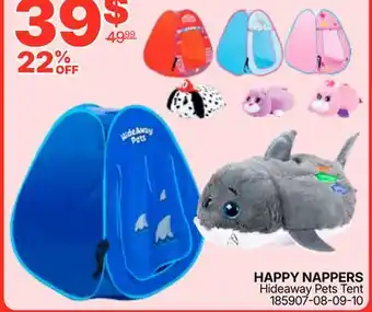 Rossy HAPPY NAPPERS Hideaway Pets Tent offer