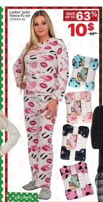 Rossy ASST. PRINTS Ladies' polar fleece PJ set offer