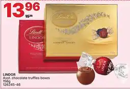 Rossy LINDOR Asst. chocolate truffles boxes offer