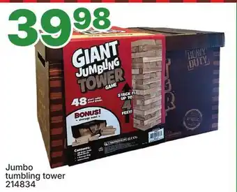 Rossy Jumbo tumbling tower offer