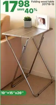 Rossy Folding wood table offer