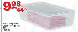 Rossy Bac transparent Clear storage tote offer
