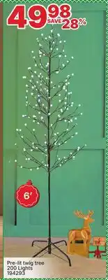 Rossy Pre-lit twig tree offer