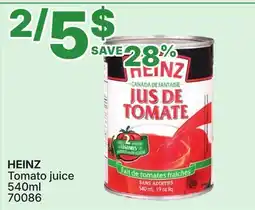 Rossy HEINZ Tomato juice offer