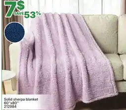 Rossy Solid sherpa blanket offer