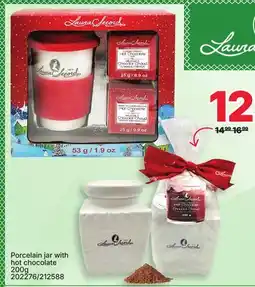 Rossy Porcelain jar with hot chocolate offer