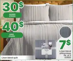 Rossy Linen blend pillowcases offer