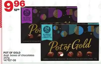 Rossy POT OF GOLD Asst. boxes of chocolates offer