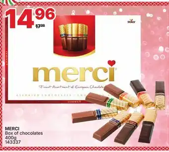 Rossy MERCI Box of chocolates offer