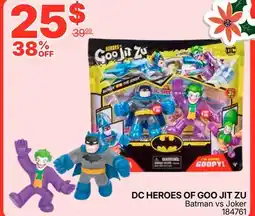 Rossy DC HEROES OF GOO JIT ZU Batman vs Joker offer