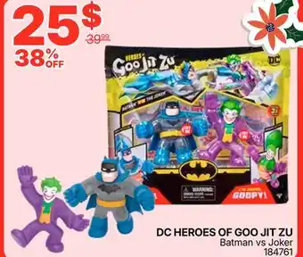 Rossy DC HEROES OF GOO JIT ZU Batman vs Joker offer
