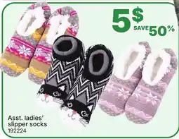 Rossy Asst. ladies' slipper socks offer