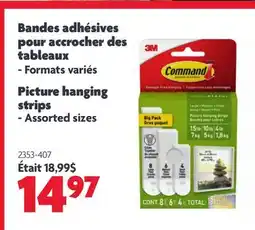 Home Hardware Picture hanging strips - Assorted sizes offer