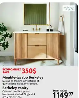 Home Hardware Meuble-lavabo Berkeley offer
