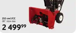 Home Hardware 2-Stage Snow thrower 252 cm³/CC offer