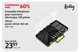 Home Hardware power driver bit set offer