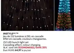 Home Hardware 252 LED bunch light set Cascading effect, colour changing. 16,4' offer