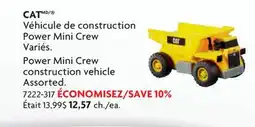 Home Hardware CAT Power Mini Crew construction vehicle offer