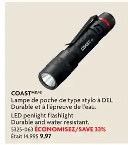 Home Hardware LED penlight flashlight offer