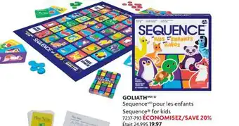 Home Hardware GOLIATH Sequence for kids offer