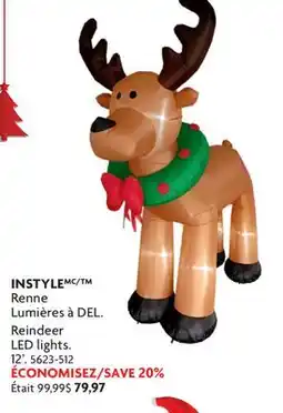 Home Hardware INSTYLE Reindeer LED lights offer