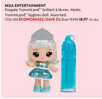 Home Hardware MGA ENTERTAINMENT YummiLand lipgloss doll offer