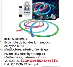 Home Hardware BELL & HOWELL Nylon LED rope light strip kit offer