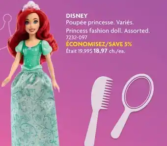 Home Hardware DISNEY Princess fashion doll offer