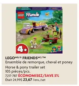 Home Hardware Horse & pony trailer set offer