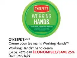 Home Hardware Working Hands hand cream offer