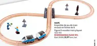 Home Hardware Figure 8 wooden train playset offer