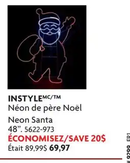 Home Hardware 48 Neon Santa offer
