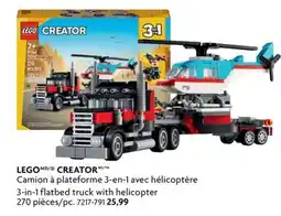 Home Hardware 3-In-1 Flatbed Truck with Helicopter offer
