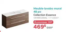 Bath Depot Meuble-lavabo mural 48 po offer