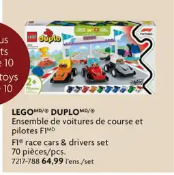 Home Hardware F1 race care & drivers set 70 pieces offer