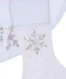 Home Hardware Velvet Snowflake Stocking offer