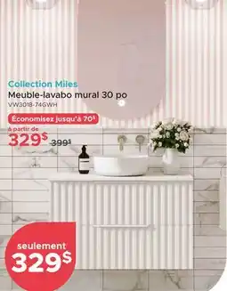Bath Depot Collection Miles Meuble-lavabo mural 30 po offer