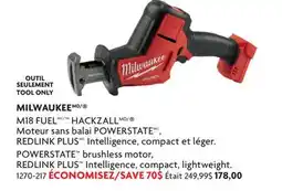 Home Hardware M18 FUELMC/ HACKZALLMD/ POWERSTATE brushless motor, REDLINK PLUS Intelligence, compact, lightweight offer