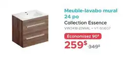Bath Depot Meuble-lavabo mural 24 po Collection Essence offer