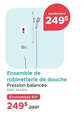 Bath Depot Ensemble de robinetterie de douche offer
