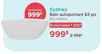 Bath Depot Bain autoportant 63 po Sydney offer